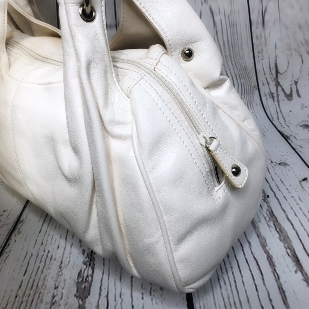 Nine West Carmel white handbag purse satchel NWT - Picture 2 of 8